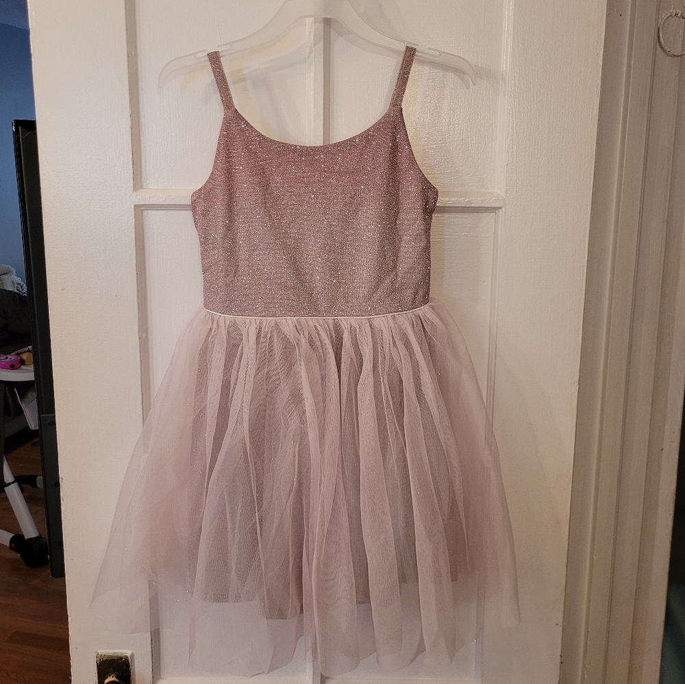 Mauve Gliterry Dress